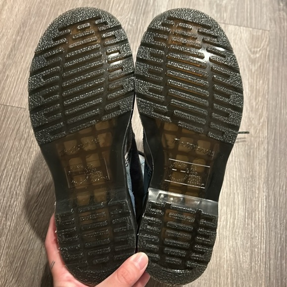 NWT Doc Martens Blue Summer Tie Dye Combat Boots Size 6 - Picture 6 of 6